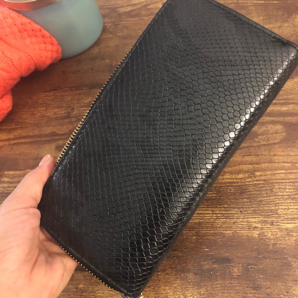 Bcbgeneration Zip Snakeskin Wallet - image 5